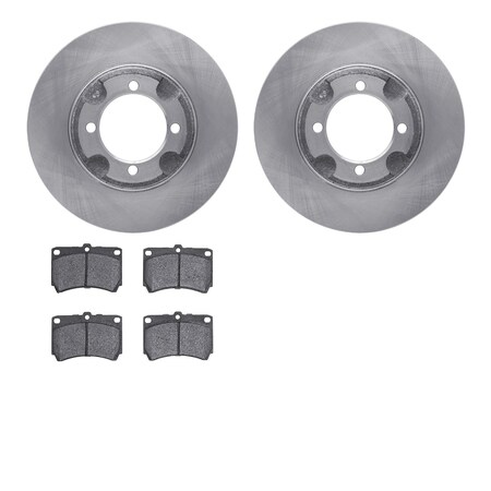 6502-56016, Rotors With 5000 Advanced Brake Pads